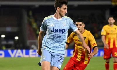 Andrea cambiaso Juventus in azione