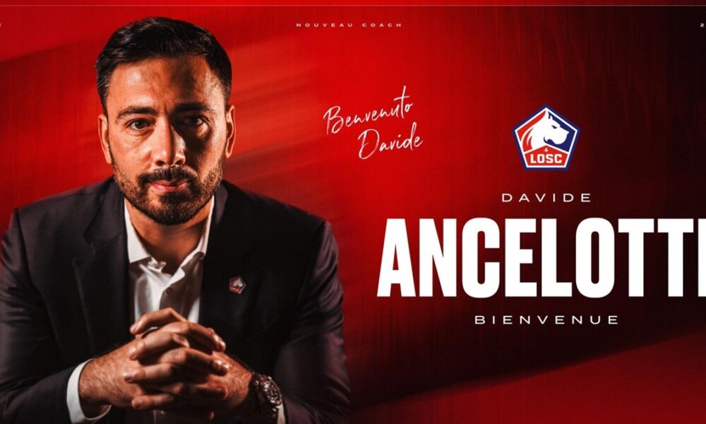 Davide Ancelotti è il nuovo allenatore del Lille. Le sue prime parole: «È un orgoglio e un onore, questo progetto mi si addice»