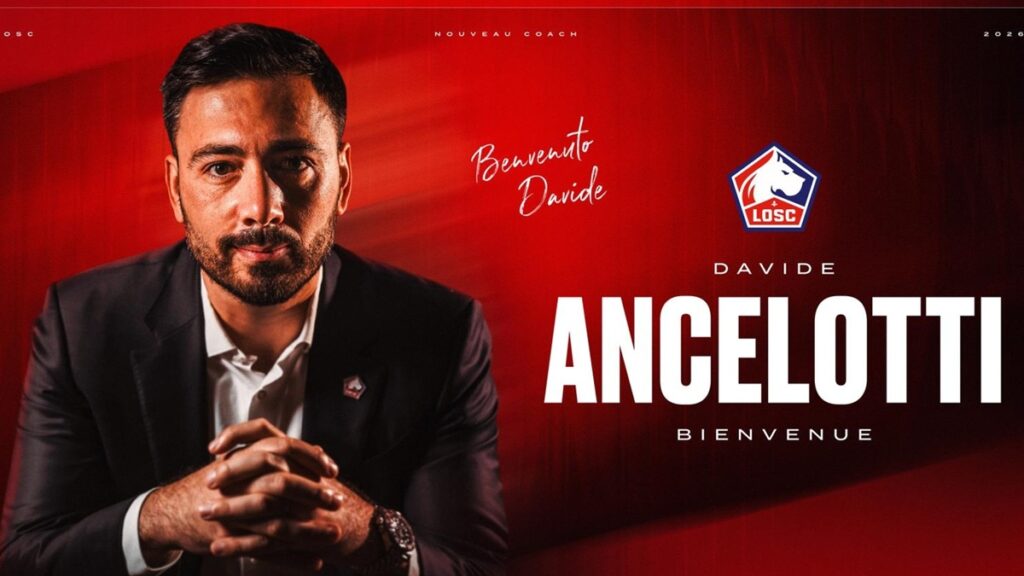 Davide Ancelotti nuovo allenatore del Lille