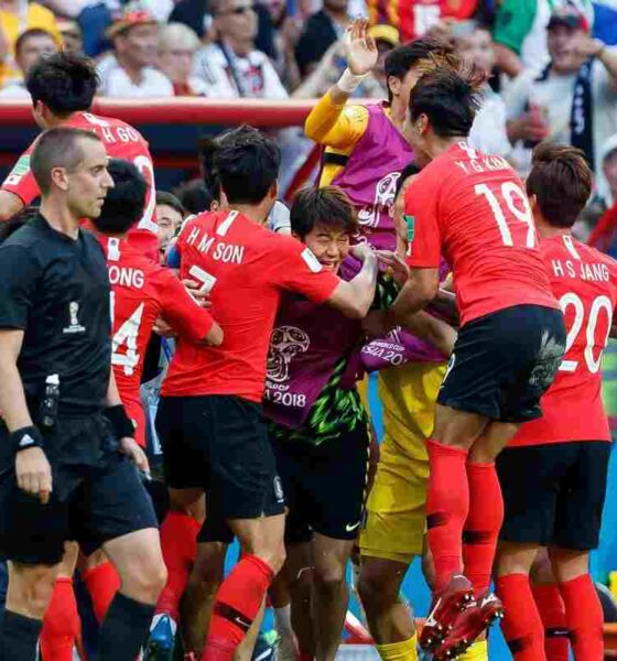 Esultanza gol Corea Del Sud Mondiale