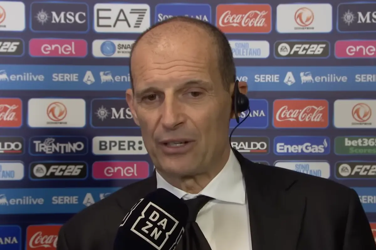 Allegri 'minaccia' il Milan, è rottura: il Napoli ora trema 32 Max allegri a Dazn