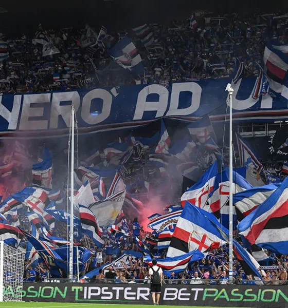 Tifosi sampdoria curva Marassi