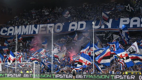 Tifosi sampdoria curva Marassi