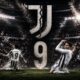 Vlahovic esulta con la Juventus