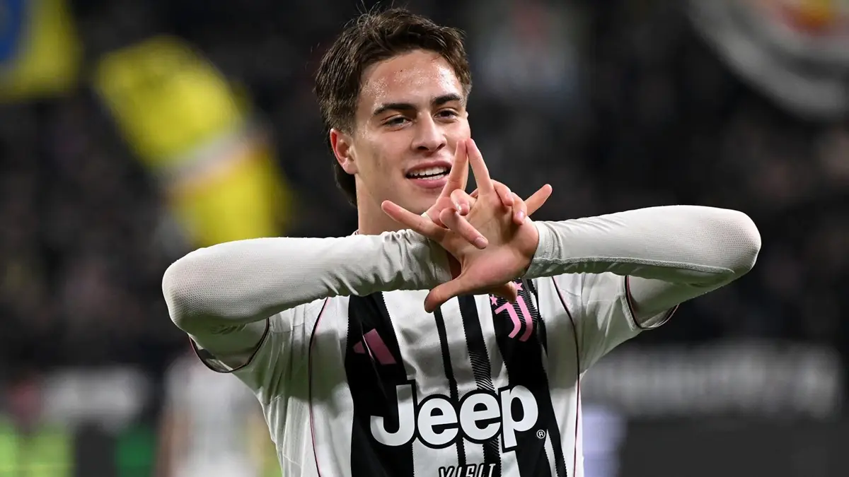 Yildiz esulta con la Juventus
