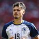 Kerim Alajbegovic con la maglia della Bosnia