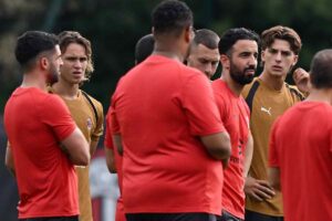 Allenamento Milan raduno Amorim
