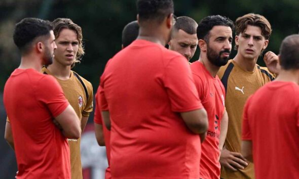 Allenamento Milan raduno Amorim