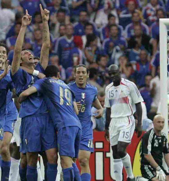 Esultanza Materazzi gol Italia Francia