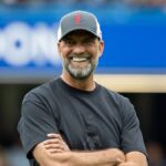 Chelsea v Liverpool Premier League 13/08/2023. Liverpool manager Jurgen Klopp during the warm up before the Premier Leag