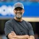 Chelsea v Liverpool Premier League 13/08/2023. Liverpool manager Jurgen Klopp during the warm up before the Premier Leag