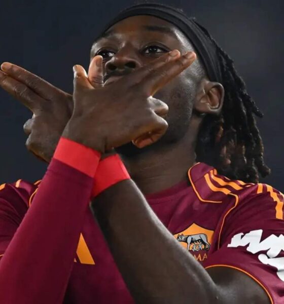 Manu Kone, centrocampista della Roma
