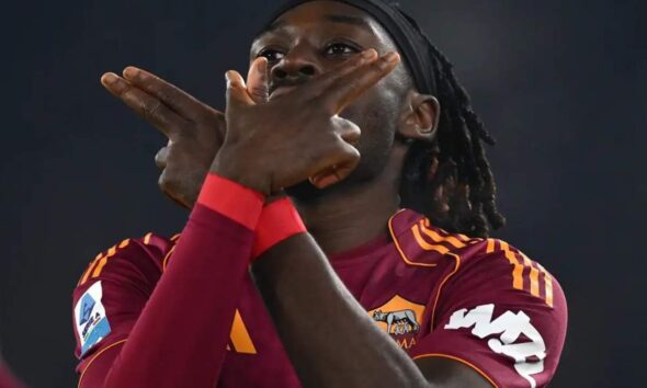 Manu Kone, centrocampista della Roma
