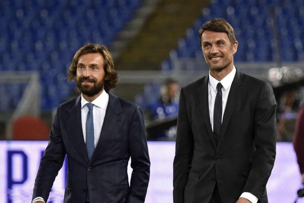Maldini Pirlo per calcio
