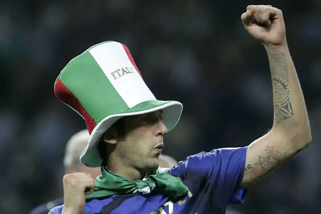 Materazzi festa Mondiale Italia