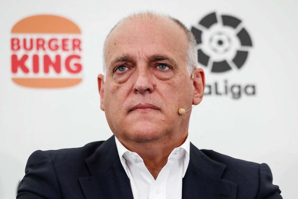 2021 archivio Image Sport / Calcio / Javier Tebas / foto Imago/Image Sport