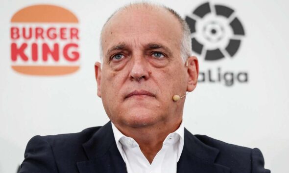 2021 archivio Image Sport / Calcio / Javier Tebas / foto Imago/Image Sport