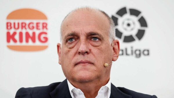 2021 archivio Image Sport / Calcio / Javier Tebas / foto Imago/Image Sport