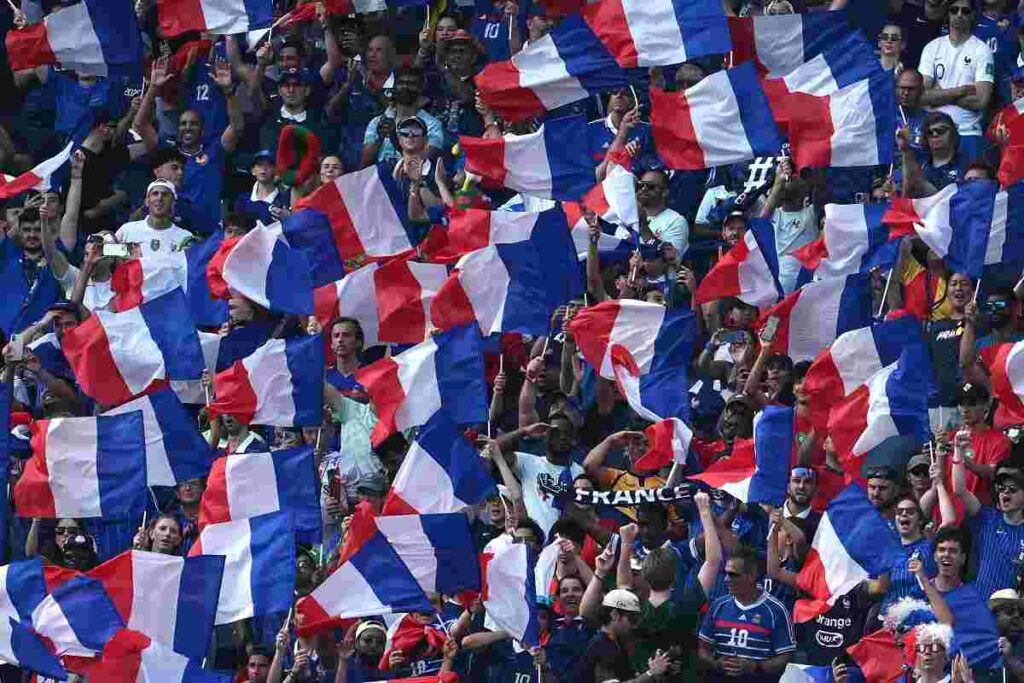 Tifosi francia per calcio