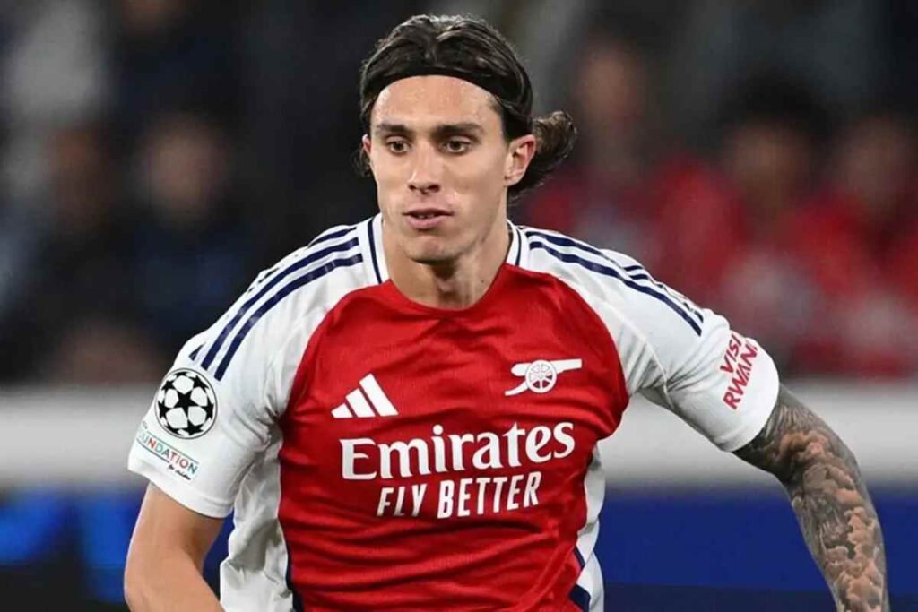 Riccardo Calafiori, difensore dell'Arsenal
