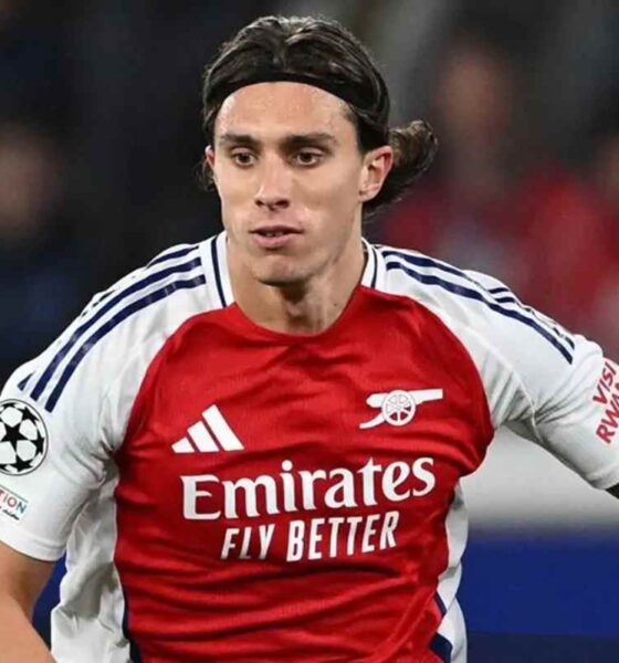 Riccardo Calafiori, difensore dell'Arsenal