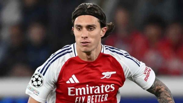Riccardo Calafiori, difensore dell'Arsenal