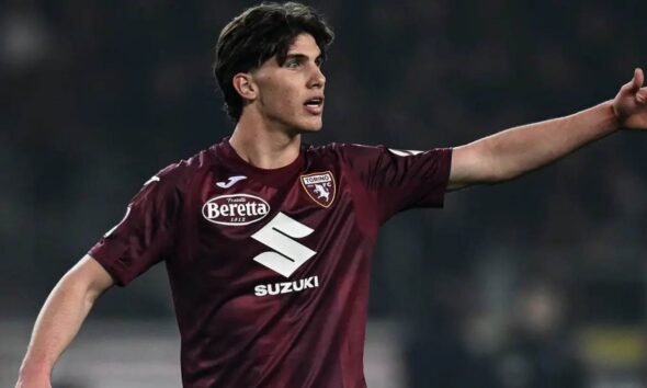 Cesare Casadei, centrocampista del Torino