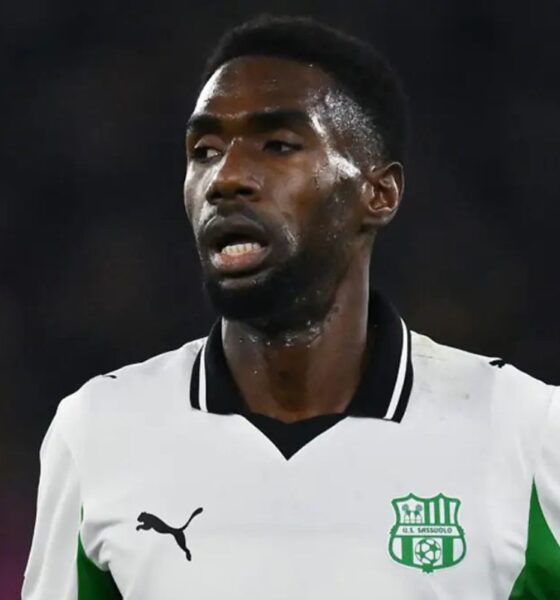 Alieu Fadera con la maglia del Sassuolo