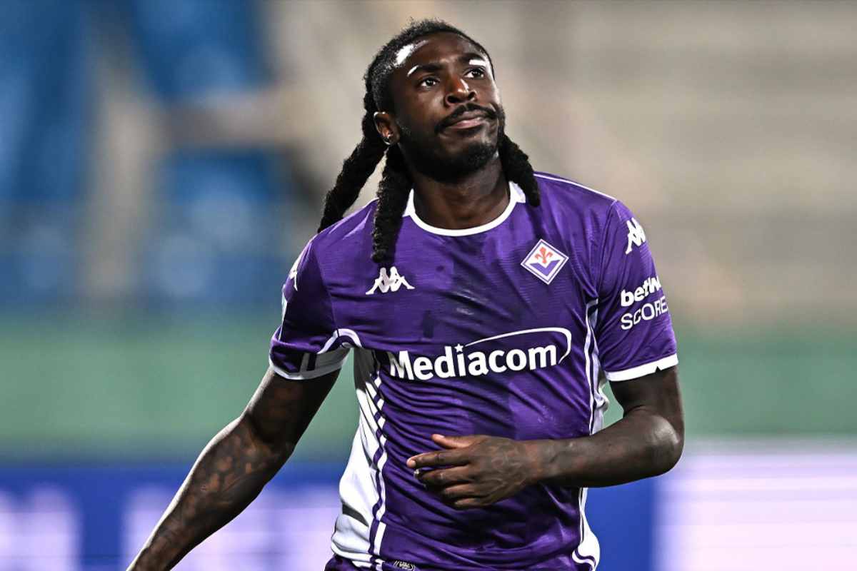 Kean Fiorentina Udinese per calcio