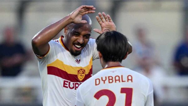Malen Dybala Lecce Roma per calcio
