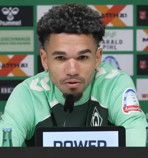 Justin Njinmah, attaccante del Werder Brema