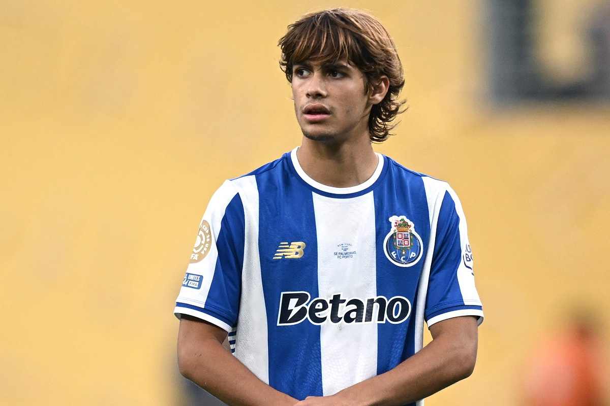 Rodrigo Mora durante Palmeiras Porto