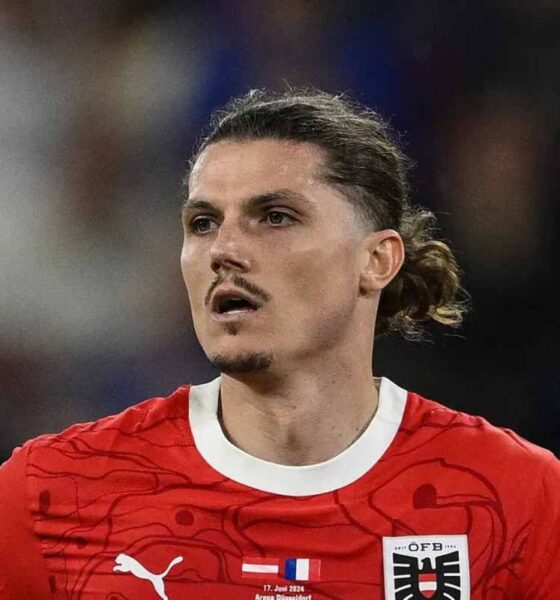 Maarcel Sabitzer con la maglia dell'Austria