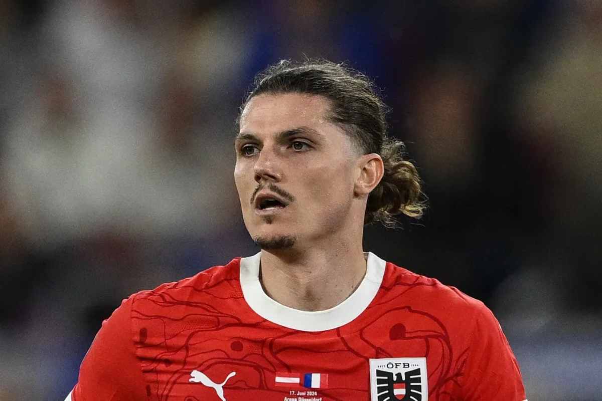 Maarcel Sabitzer con la maglia dell'Austria