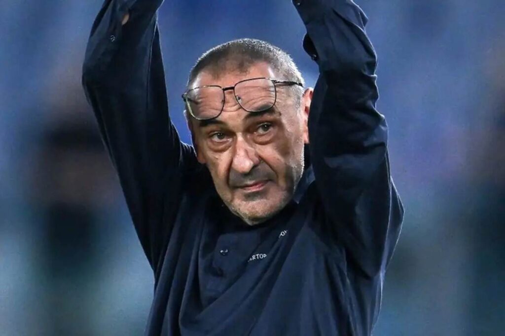 Maurizio Sarri, allenatore dell'Atalanta