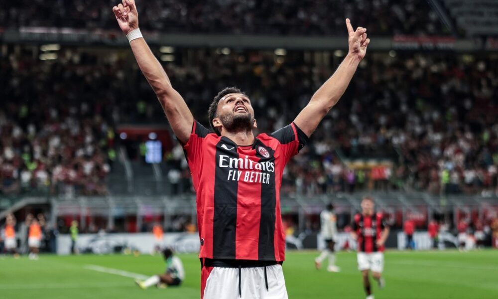 Il gesto di Goncalo Ramos a fine partita dopo il primo gol con il Milan