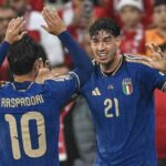 Bastoni Raspadori Turchia Italia per calcio