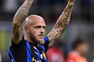 Dimarco Inter Napoli (2) per calcio