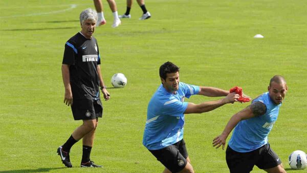 Gasperini Chivu per calcio