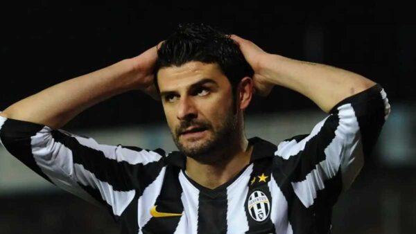 Vincenzo Iaquinta con la maglia della Juventus