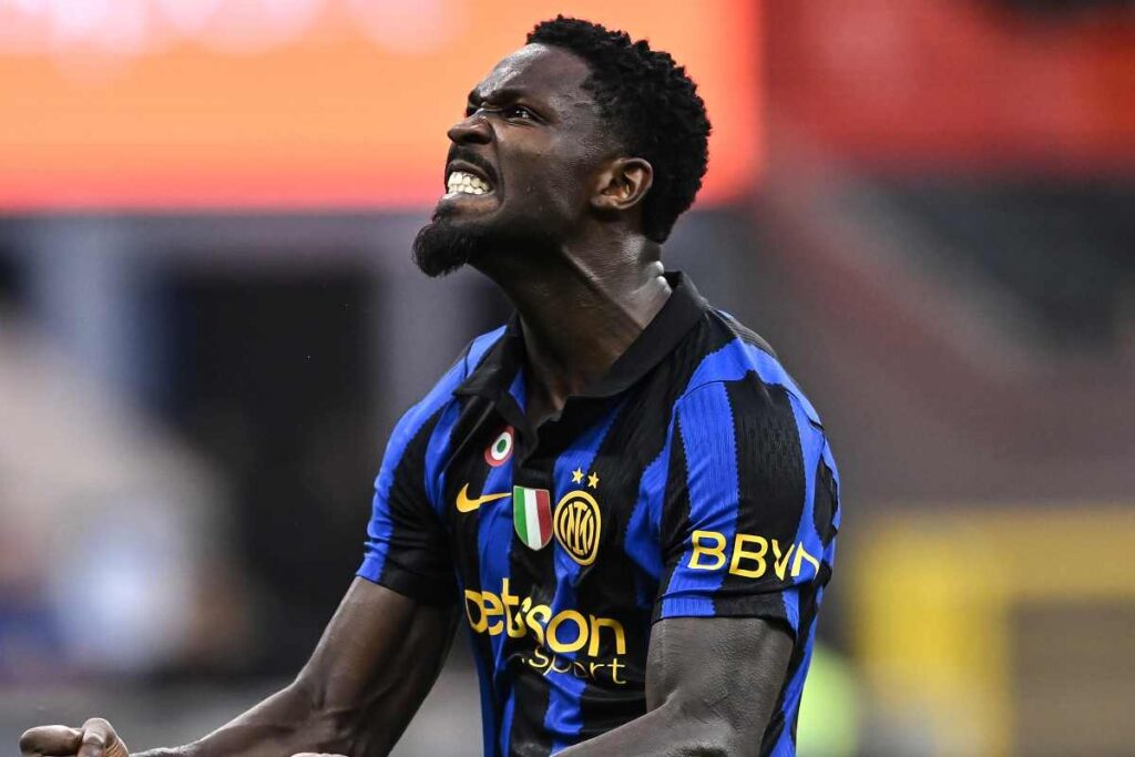 Thuram Inter Napoli per calcio