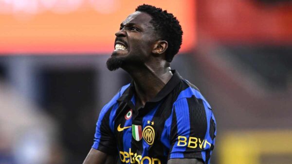 Thuram Inter Napoli per calcio