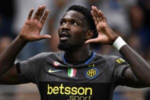 Thuram esultanza Inter Udinese per calcio