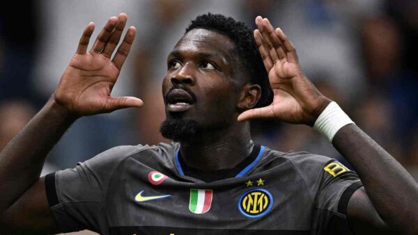 Thuram esultanza Inter Udinese per calcio