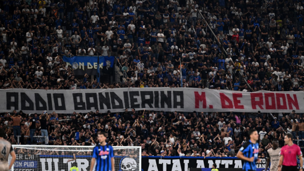 De roon striscione atalanta