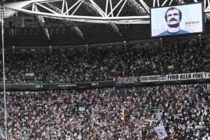 Minuto silenzio Mazzola Juve Atalanta
