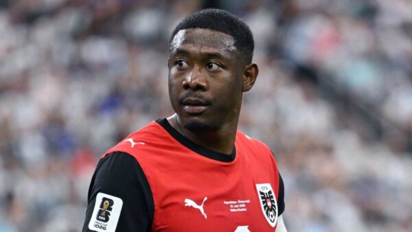 David Alaba con la maglia dell'Austria