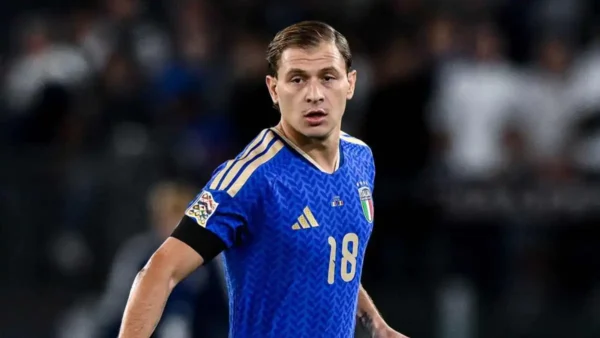 Barella Italia Belgio per calcio