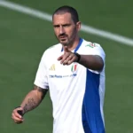 Bonucci allenamento Italia per calcio