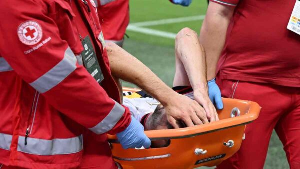 Gabbia infortunio barella per calcio